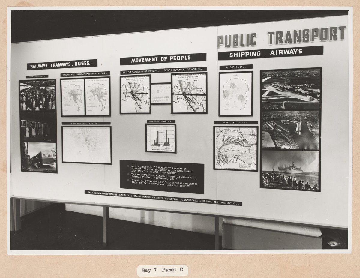 Exhibition of the Melbourne Metropolitan Planning Scheme 1954 at the Public Library of Victoria November 1953, Melbourne City