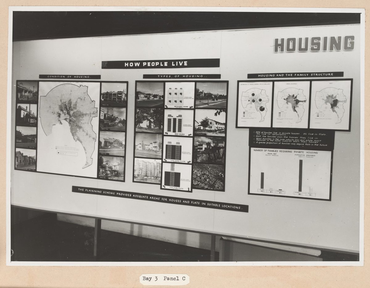 Exhibition of the Melbourne Metropolitan Planning Scheme 1954 at the Public Library of Victoria November 1953, Melbourne City