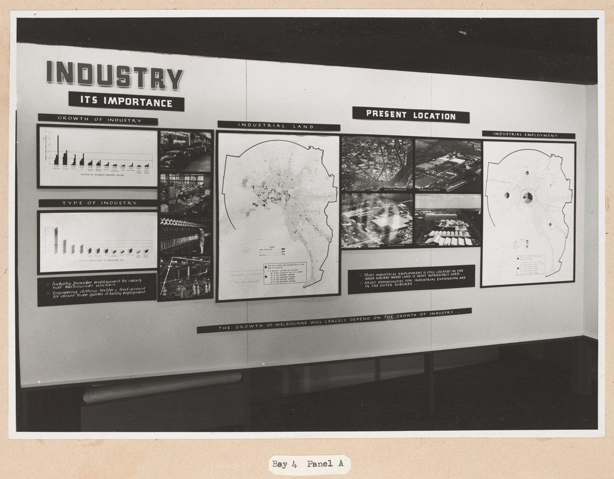 Exhibition of the Melbourne Metropolitan Planning Scheme 1954 at the Public Library of Victoria November 1953, Melbourne City