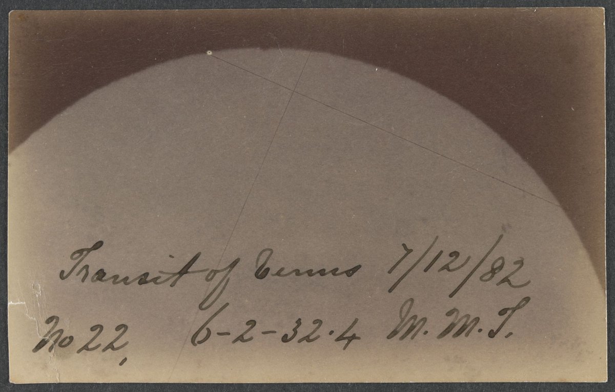 Transit of Venus - photographs taken by the Astronomical Society of Victoria at the Melbourne Observatory, Melbourne City (1882)