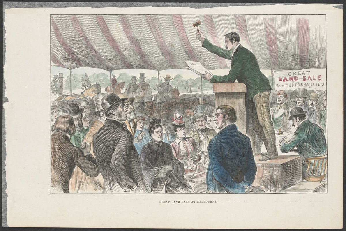 GREAT LAND SALE AT MELBOURNE (1889)