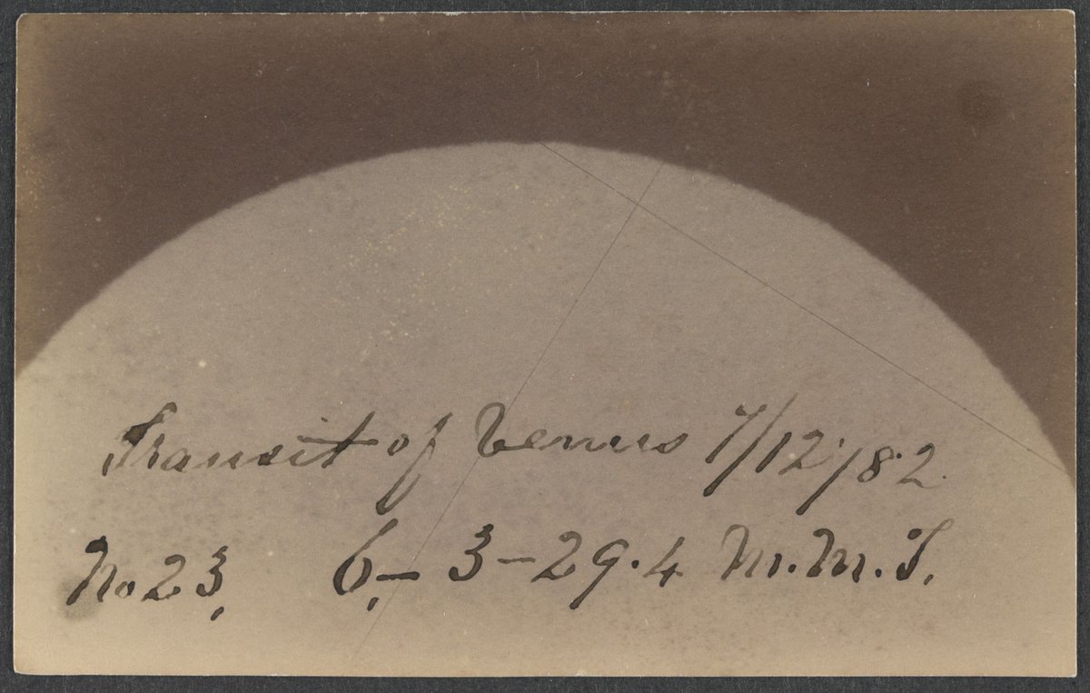 Transit of Venus - photographs taken by the Astronomical Society of Victoria at the Melbourne Observatory, Melbourne City (1882)