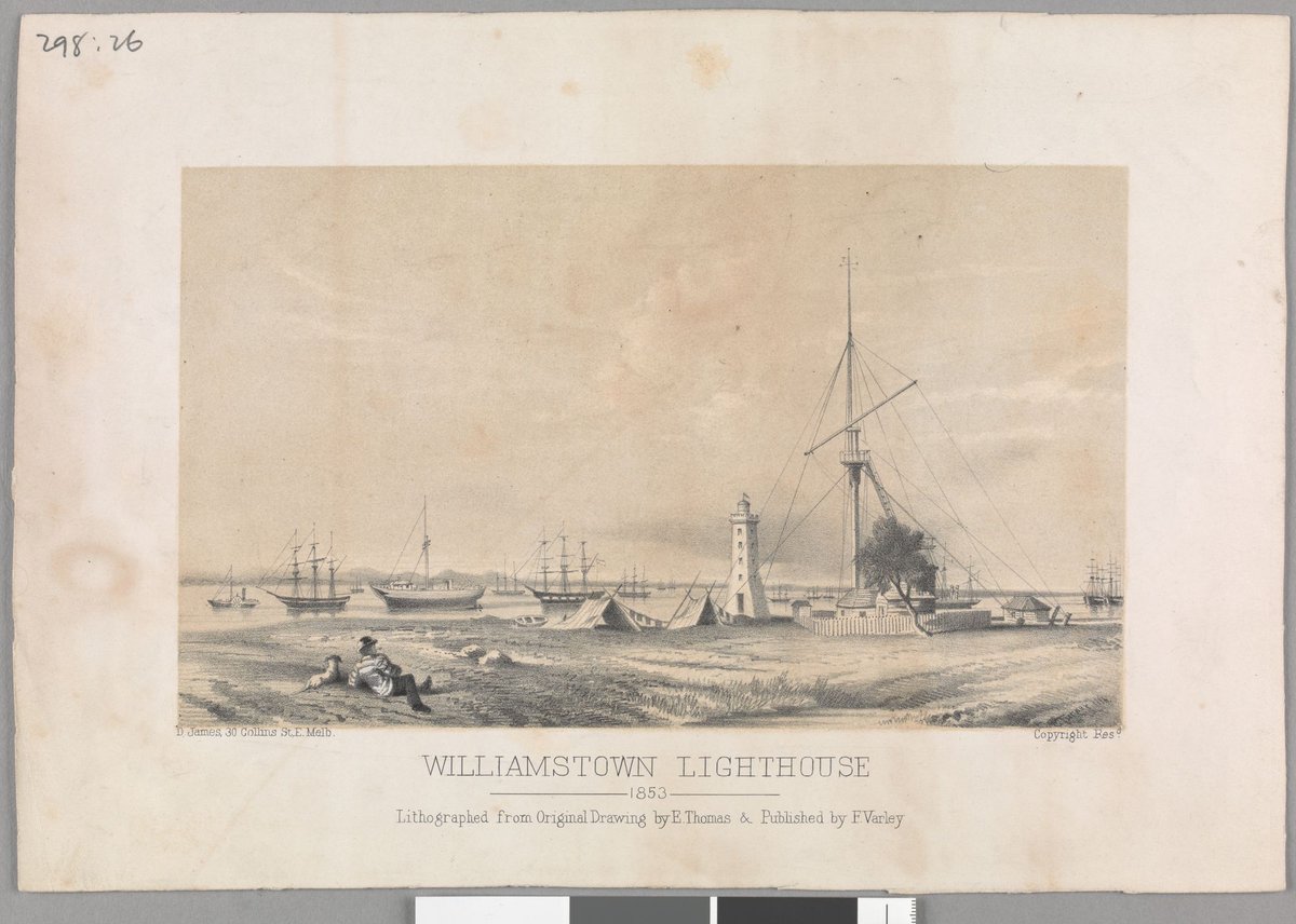 Williamstown lighthouse 1853