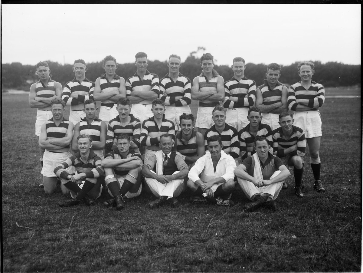 Football team, believed to be the Chelsea Football Club premiership team of 1937 (c. 1937)