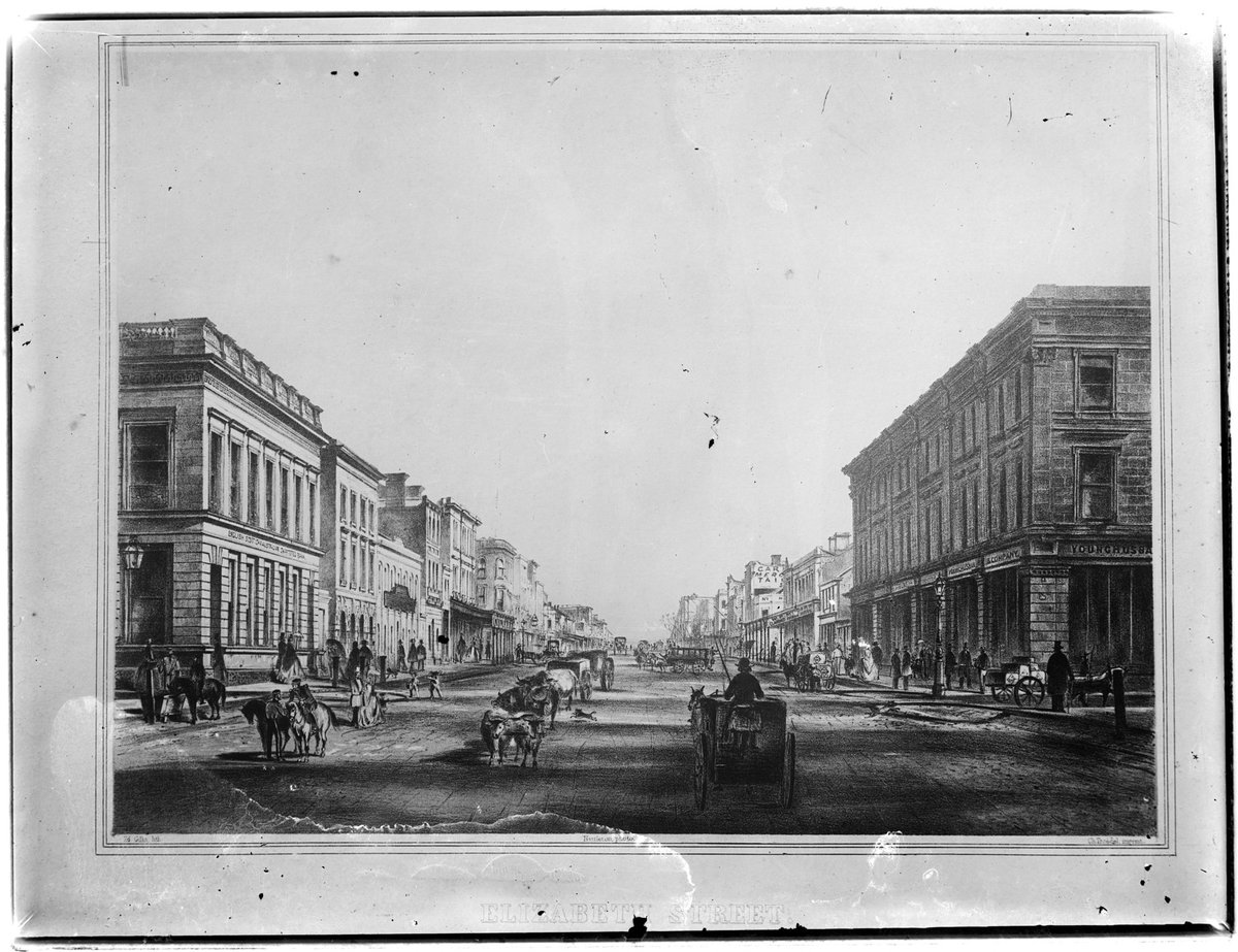 Elizabeth Street (1864), Melbourne City