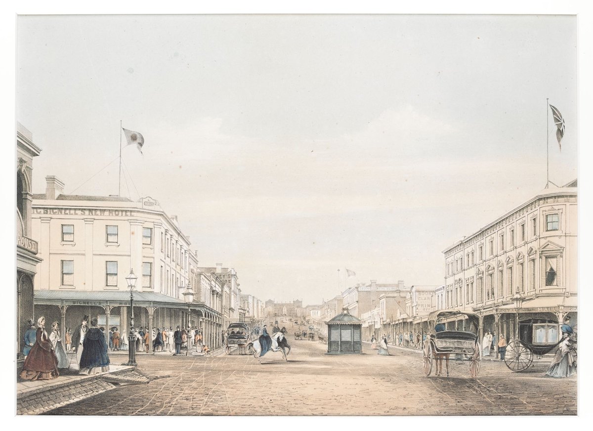BOURKE STREET (EAST, 1863), Melbourne City