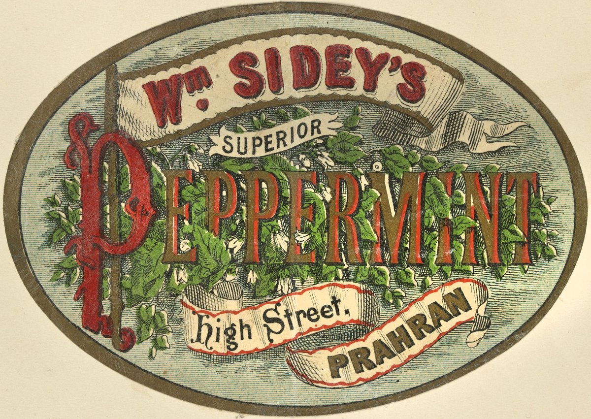 Wm. Sidney's superior peppermint, High Street, Prahran (1851–85)