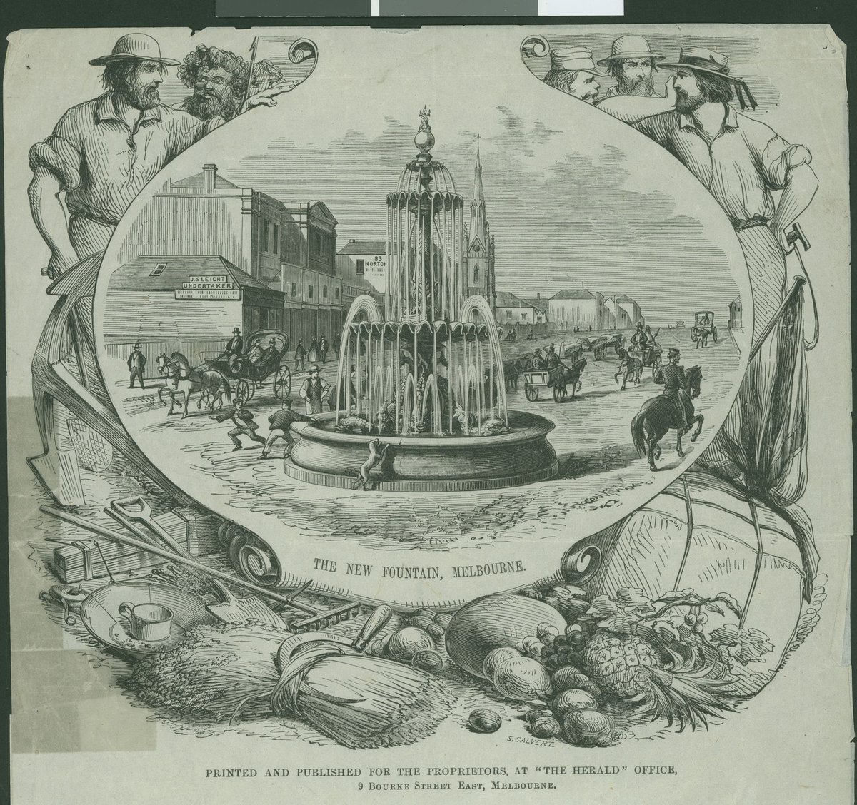 The New Fountain, Melbourne (1860–65)