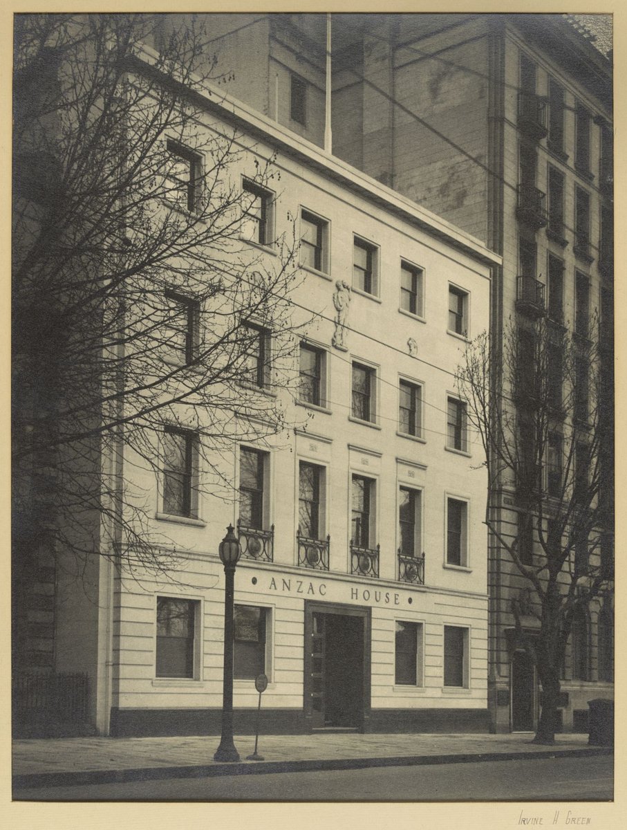Anzac House Collins Street. Irvine H. Green, Melbourne City (1937)