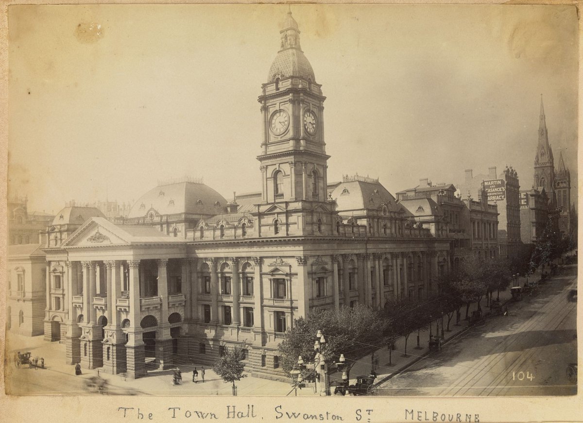 The Town Hall, Swanston St., Melbourne, Melbourne City (1885–92)