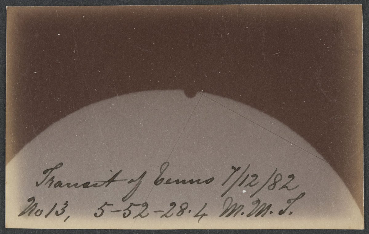 Transit of Venus - photographs taken by the Astronomical Society of Victoria at the Melbourne Observatory, Melbourne City (1882)