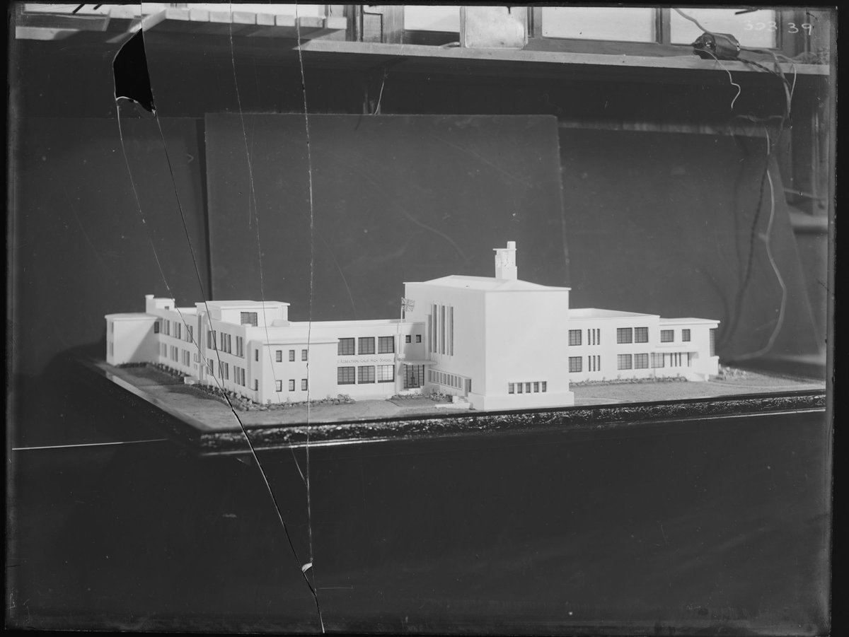 Scale model of MacRobertson Girls' High School, Melbourne, Vic (1910–40)