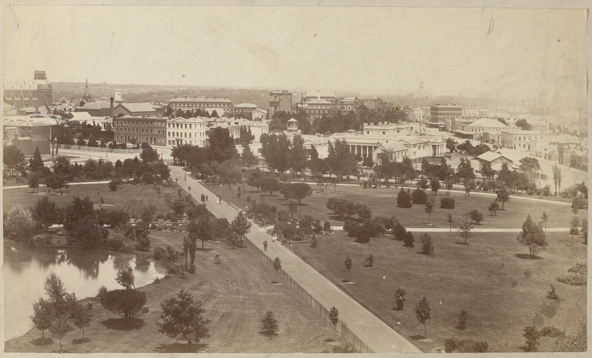 [Melbourne from the Exhibition Buildings], Carlton (1880–90)