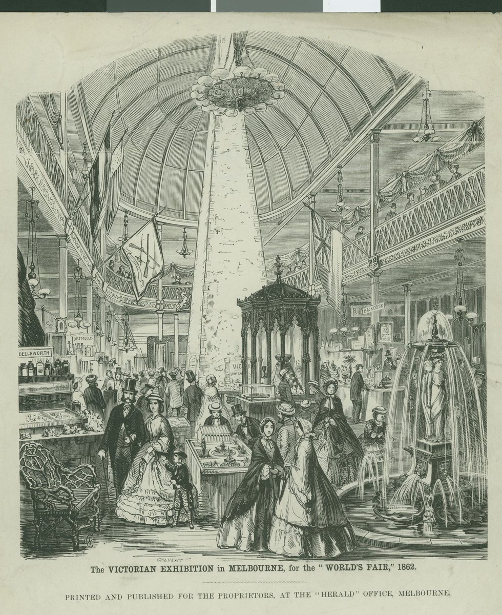 The VICTORIAN EXHIBITION in MELBOURNE, for the WORLD'S FAIR, 1862