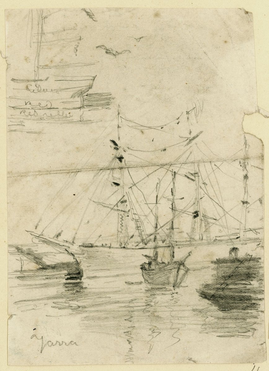Yarra River shipping, Melbourne, Port Melbourne (1875–1900)
