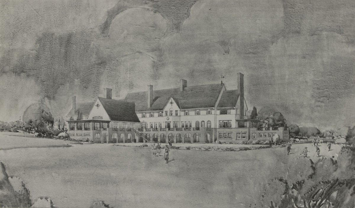 Design for proposed clubhouse at the Royal Melbourne Golf Club, Black Rock, Vic (c. 1930)