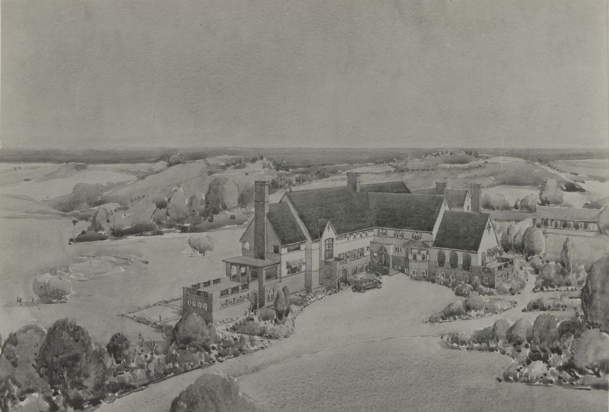 Design for proposed clubhouse at the Royal Melbourne Golf Club, Black Rock, Vic (c. 1930)