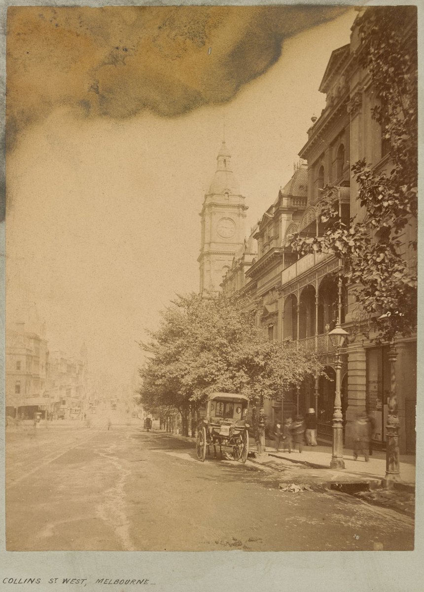 Collins St. west, Melbourne, Melbourne City (1891–97)