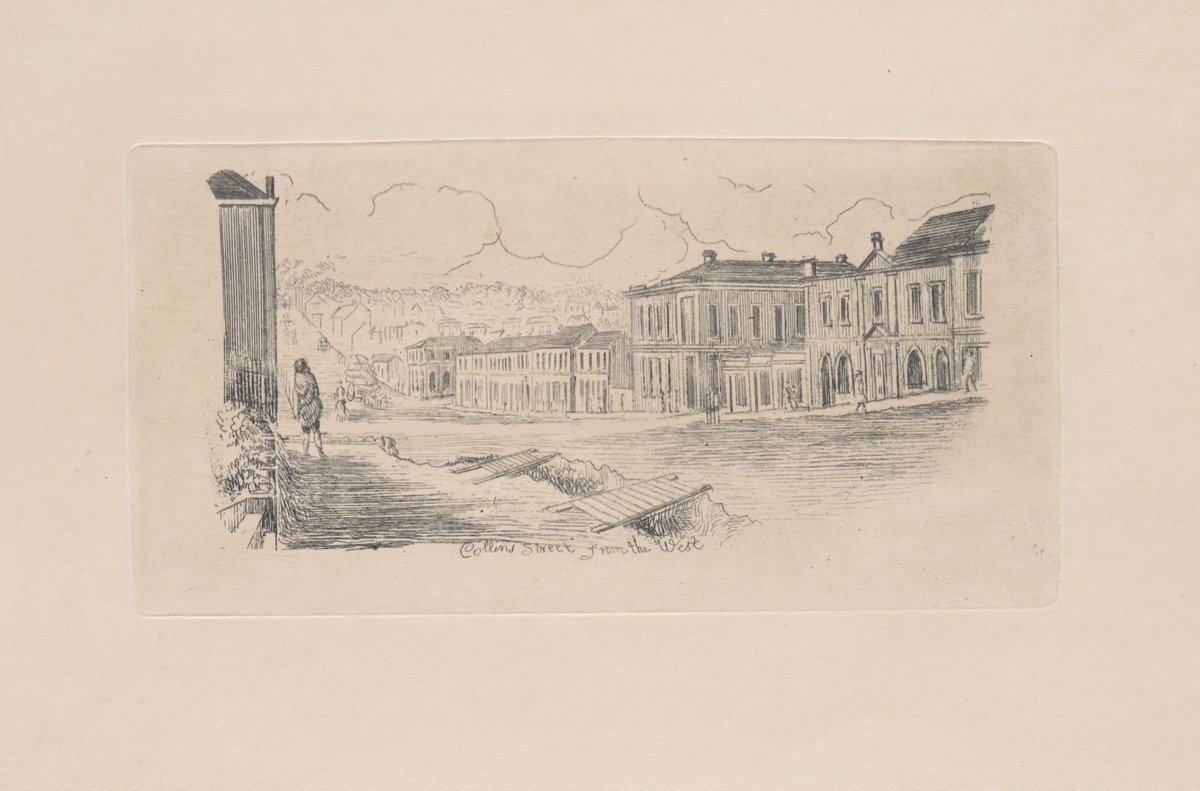 Collins Street from the West, Melbourne City (1934)