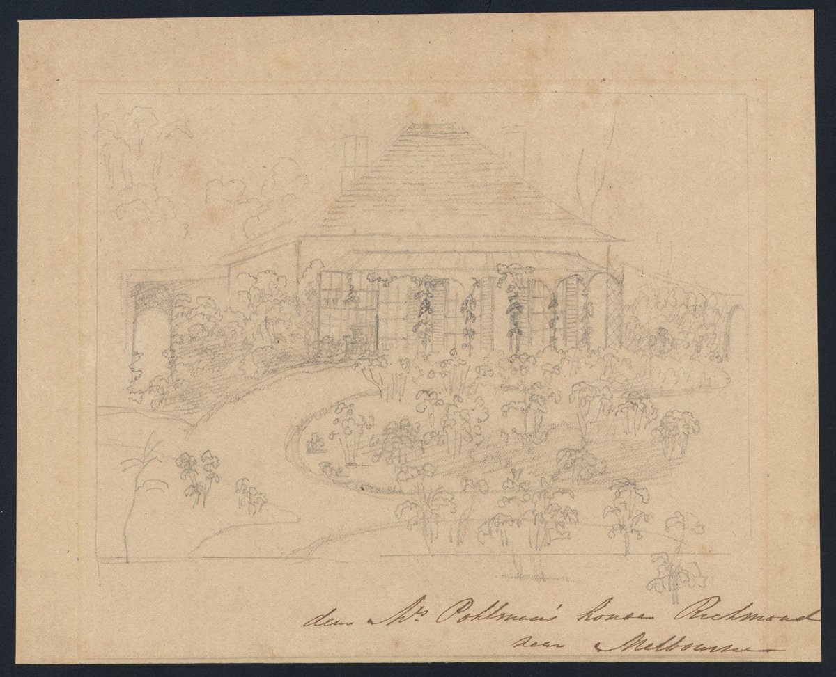 Dear Mrs. Pohlman's house, Richmond, near Melbourne (1870?)