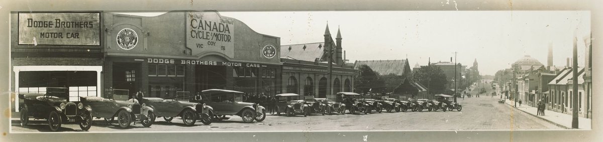 Dodge Brothers Motor Cars at the Canada Cycle & Motor Company, Latrobe Street, Melbourne, Melbourne City (1913)