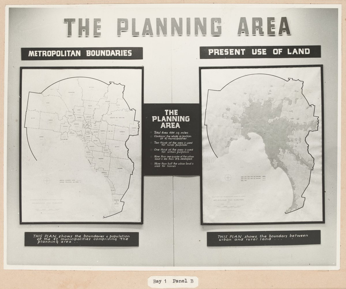 Exhibition of the Melbourne Metropolitan Planning Scheme 1954 at the Public Library of Victoria November 1953, Melbourne City