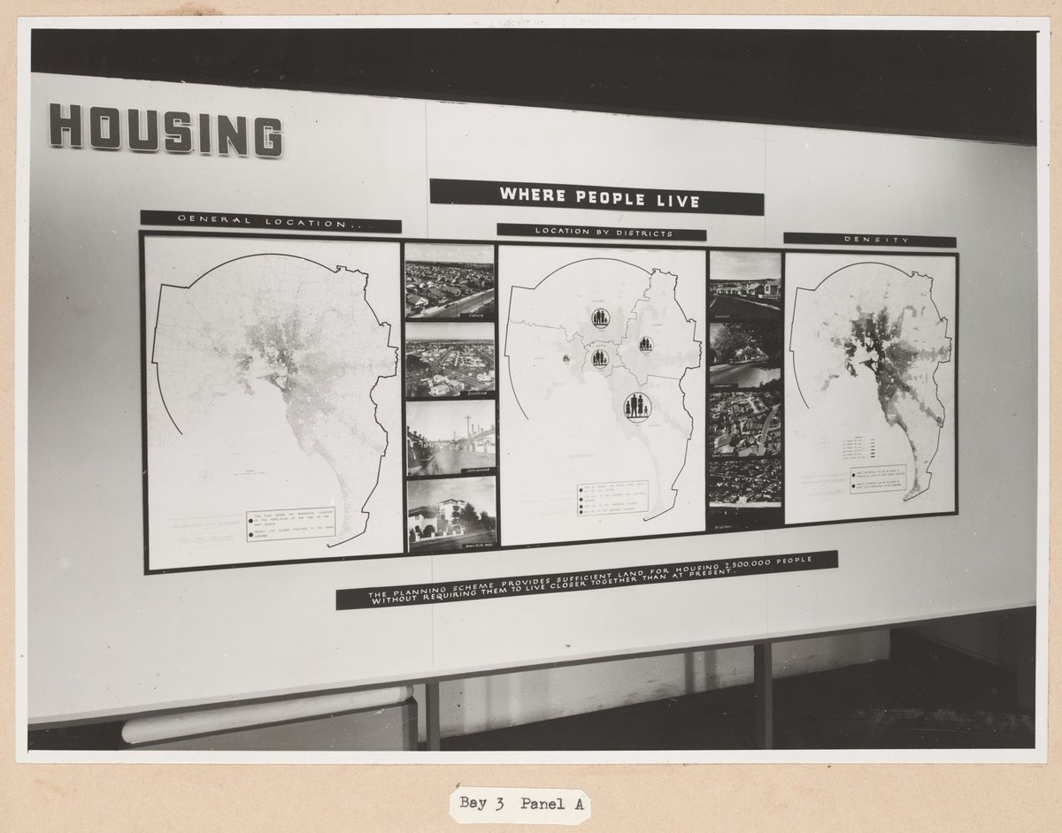 Exhibition of the Melbourne Metropolitan Planning Scheme 1954 at the Public Library of Victoria November 1953, Melbourne City