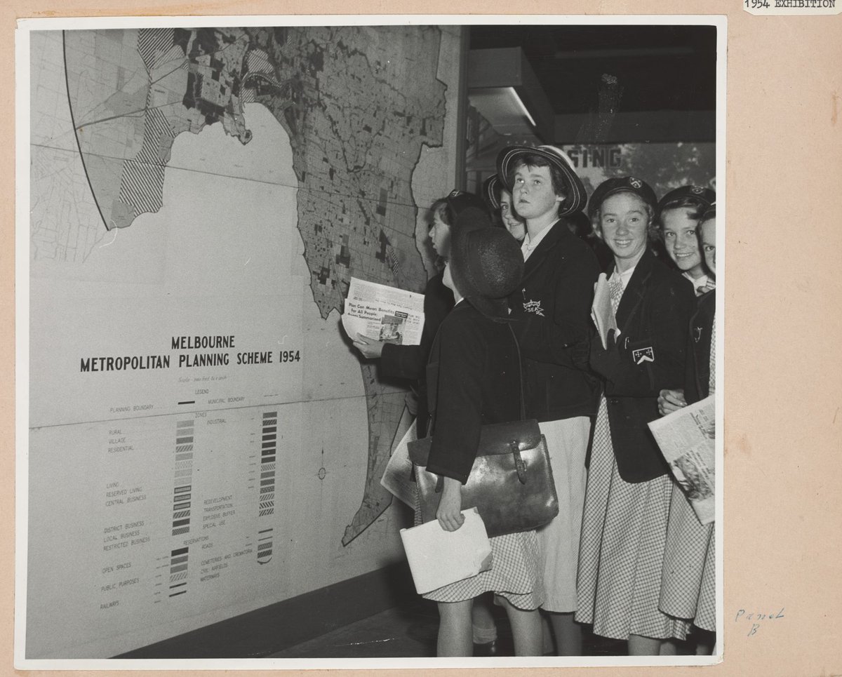 Exhibition of the Melbourne Metropolitan Planning Scheme 1954 at the Public Library of Victoria November 1953, Melbourne City