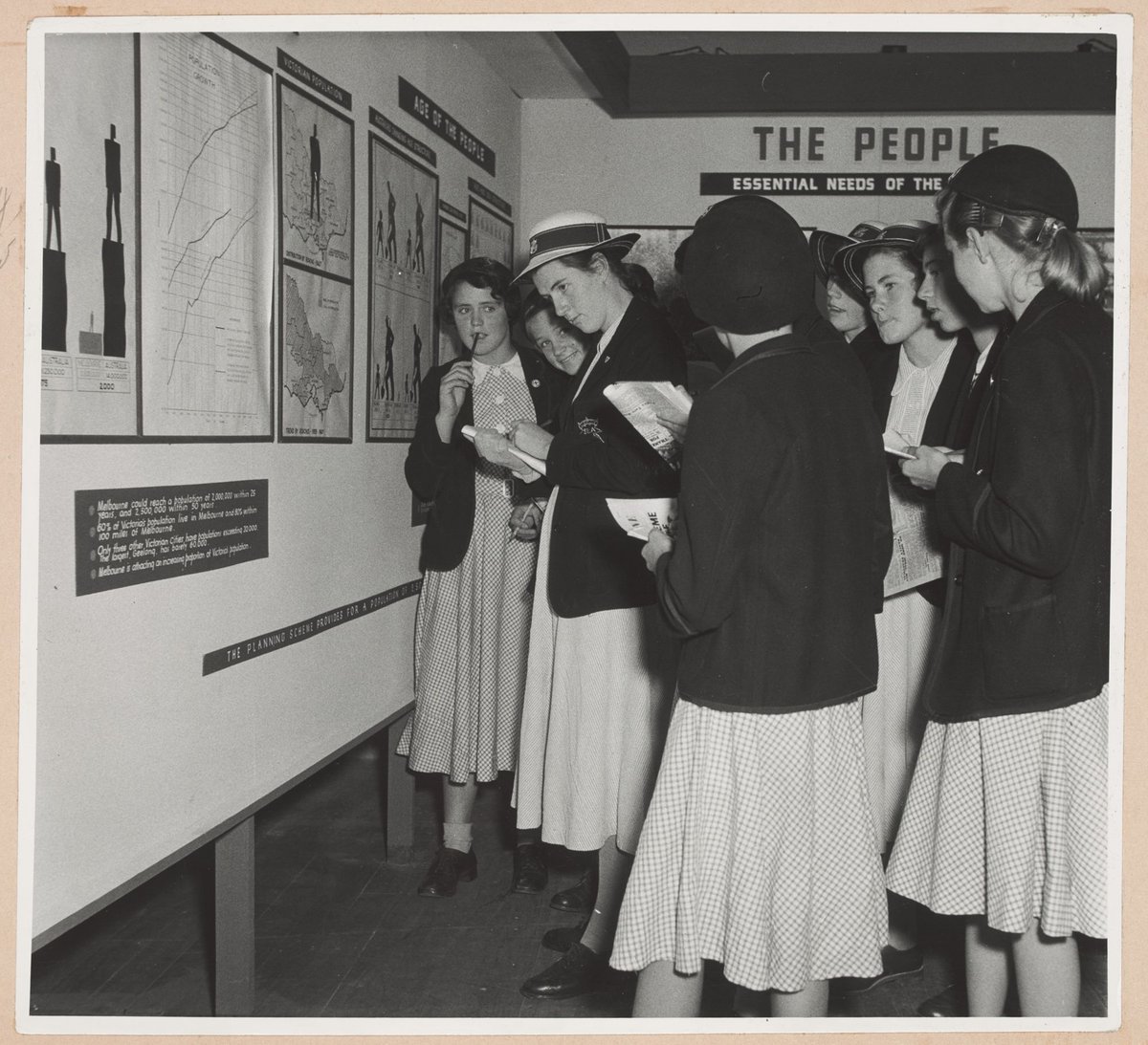 Exhibition of the Melbourne Metropolitan Planning Scheme 1954 at the Public Library of Victoria November 1953, Melbourne City