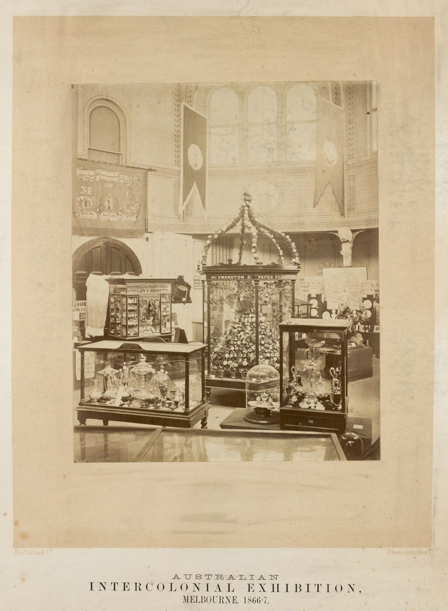 Exhibit by Walsh Brothers of Collins Street-East and Levy Brothers of Melbourne, Melbourne City (1866–67)