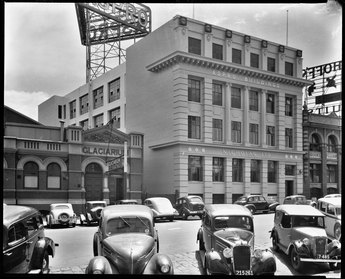 [Exterior view of Aspro Buildings, 10 City Road, South Melbourne] (1930s)