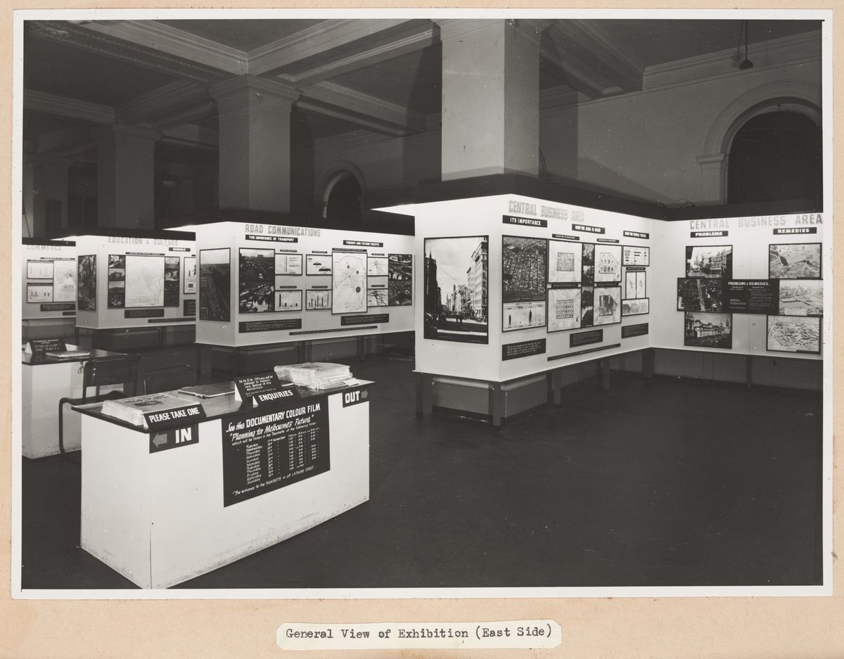 Exhibition of the Melbourne Metropolitan Planning Scheme 1954 at the Public Library of Victoria November 1953, Melbourne City