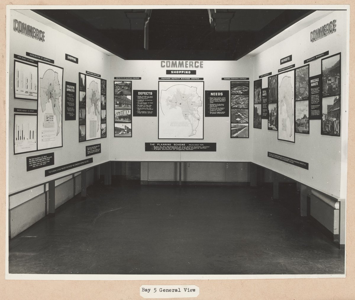 Exhibition of the Melbourne Metropolitan Planning Scheme 1954 at the Public Library of Victoria November 1953, Melbourne City