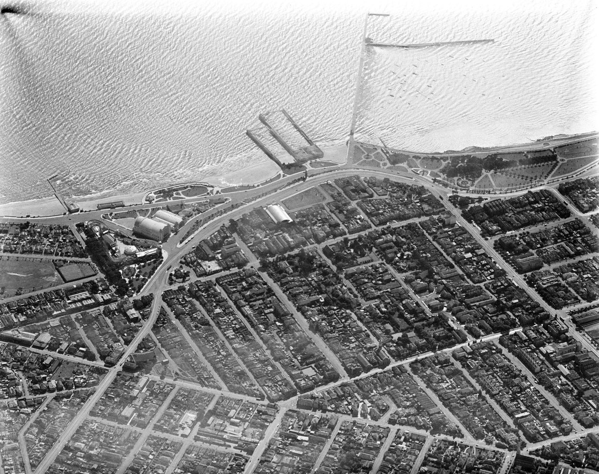 Aerial view of St. Kilda, Victoria, St Kilda (1940–50)