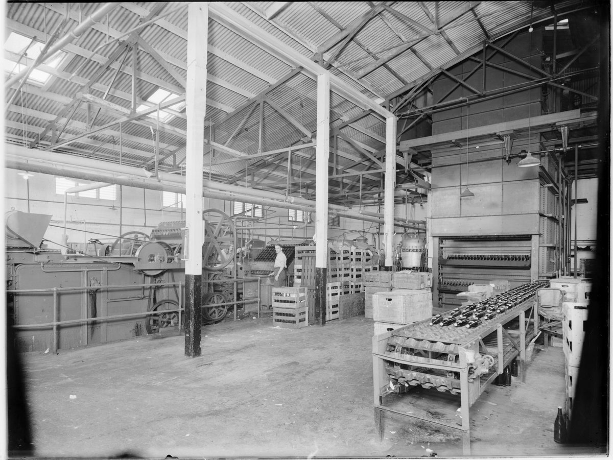 Carlton Brewery. Bottling Department. Top floor from Victoria Street (1938)