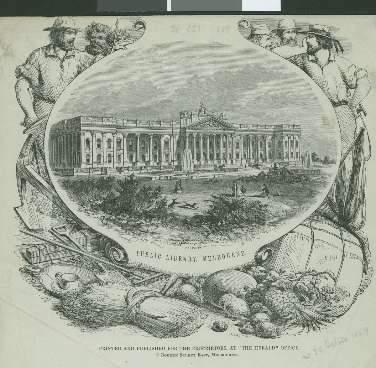 Public Library, Melbourne, Melbourne City (1859)