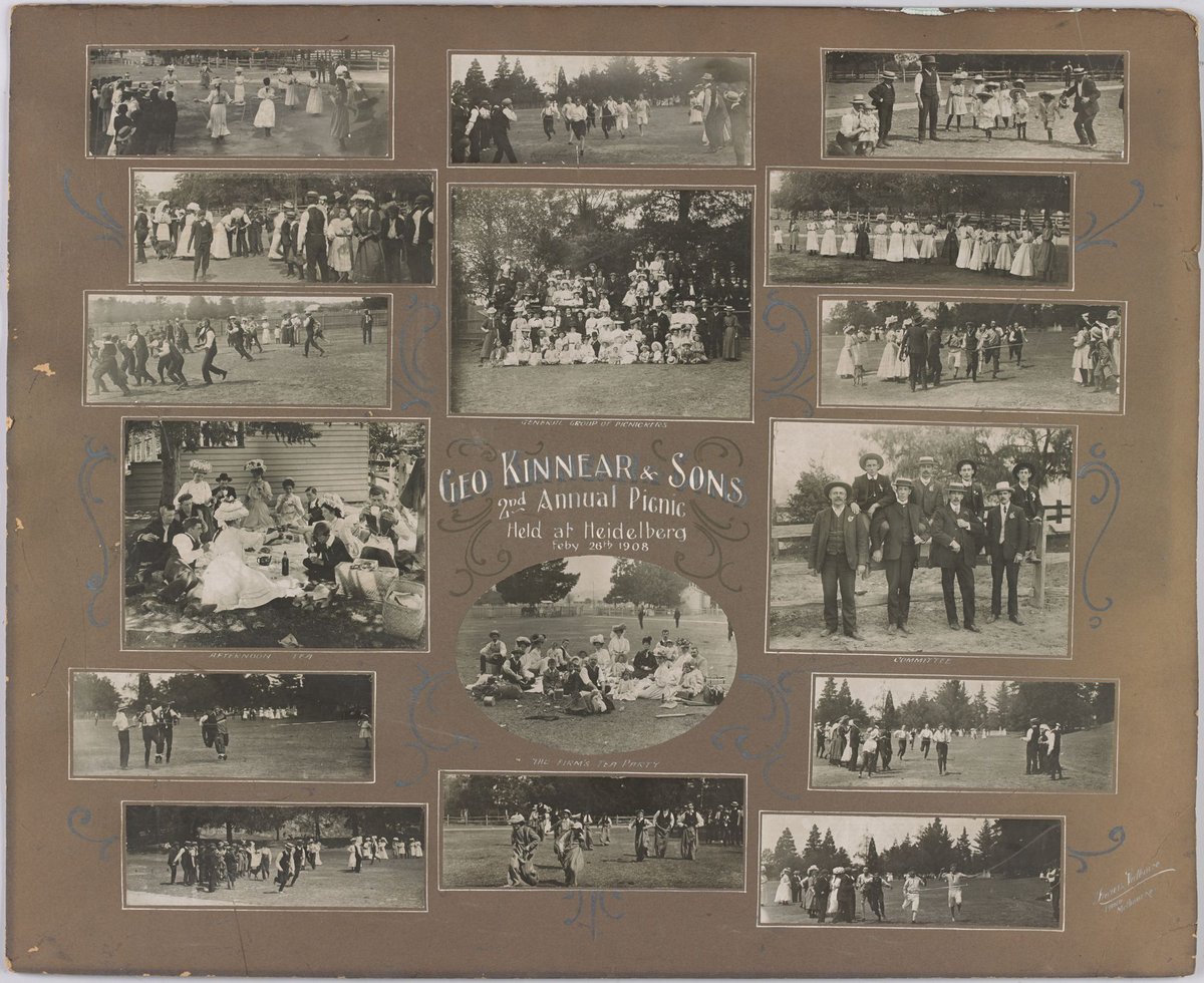 Geo. Kinnear & Sons 2nd Annual Picnic held at Heidelberg Feby. 26th 1908