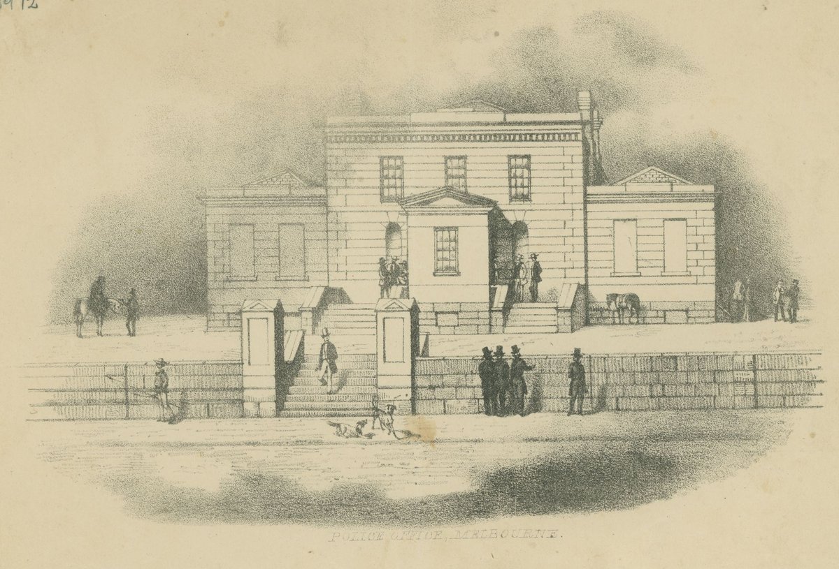 Police Office, Melbourne, Melbourne City (1850)