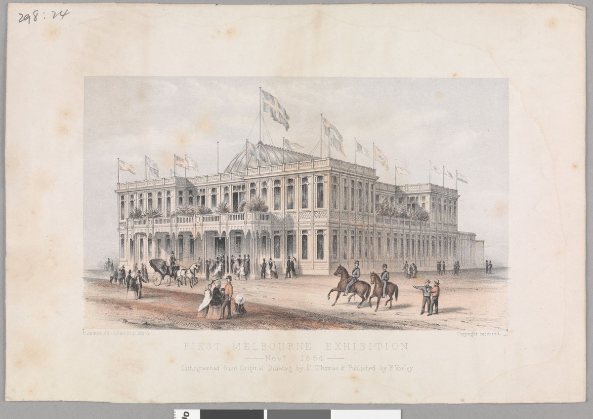 First Melbourne exhibition Novr. 1854, Carlton