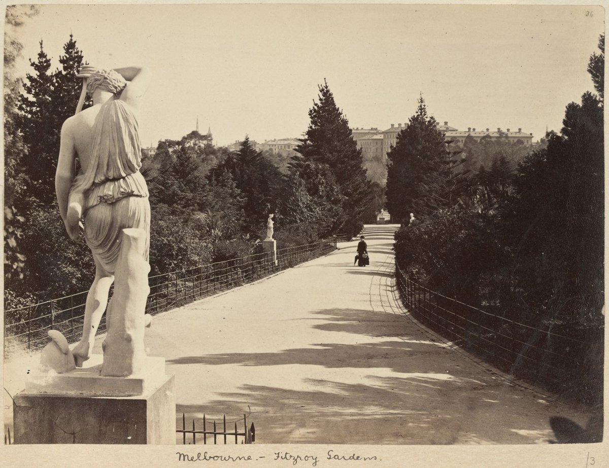 Melbourne - Fitzroy Gardens, East Melbourne (1880–1900)