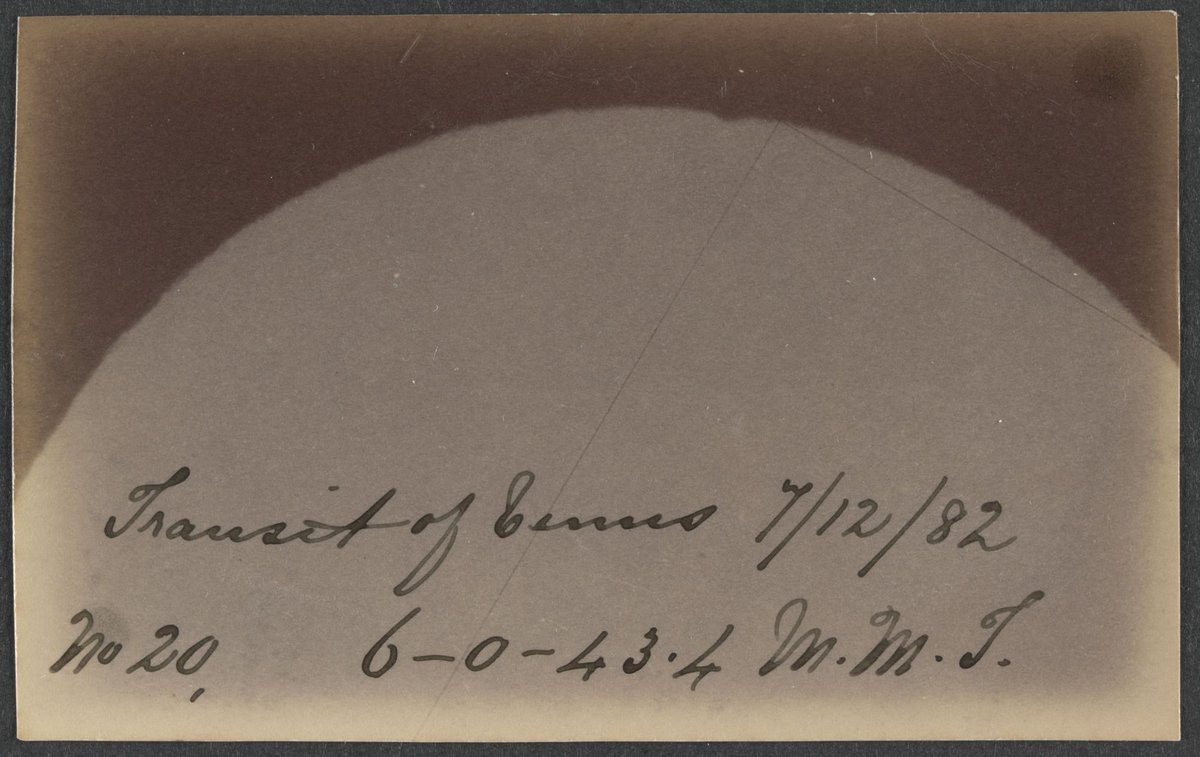 Transit of Venus - photographs taken by the Astronomical Society of Victoria at the Melbourne Observatory, Melbourne City (1882)