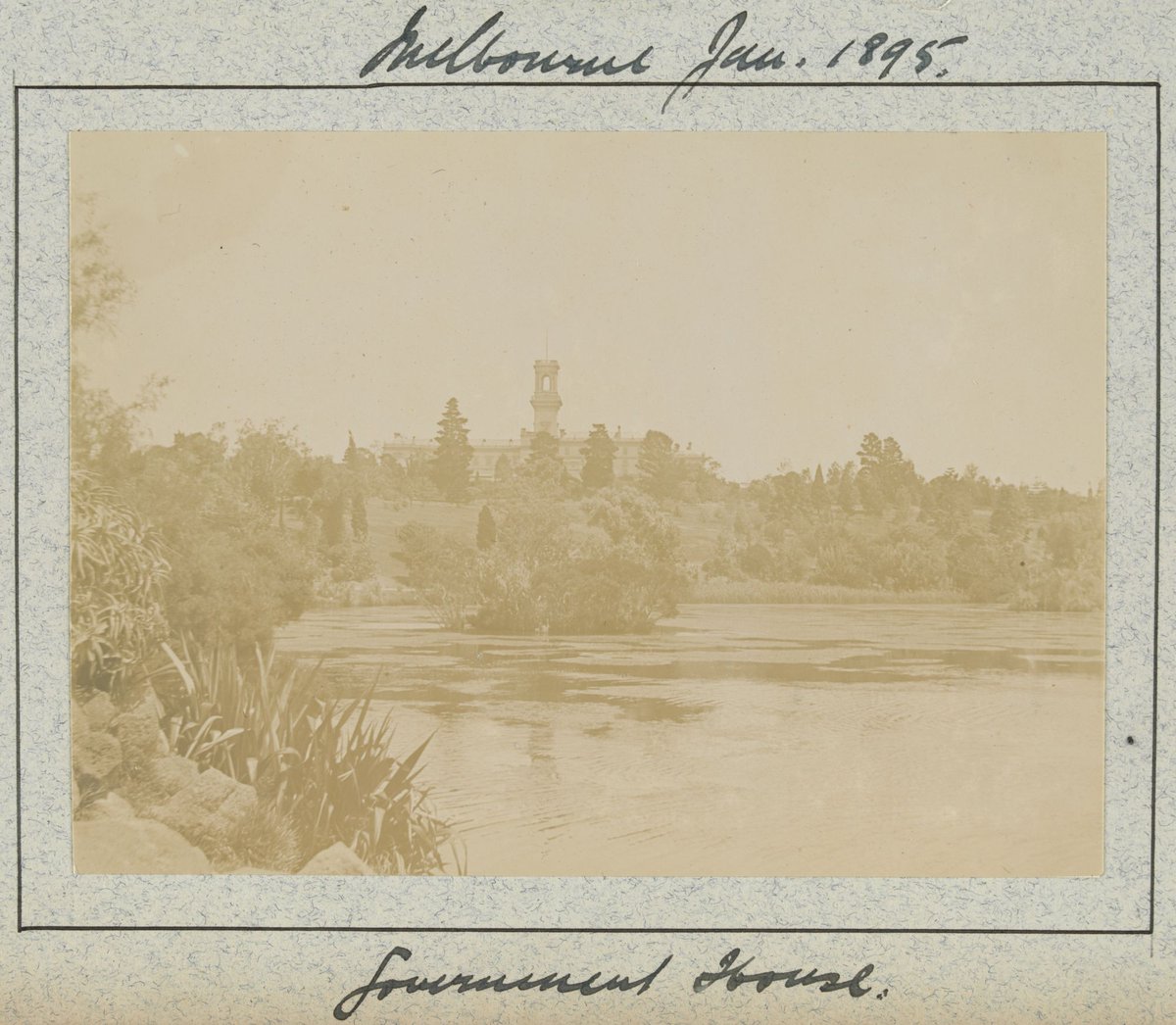 Hewlett's education at the University of Melbourne Medical School and visits with family and friends, Parkville (1883–95)