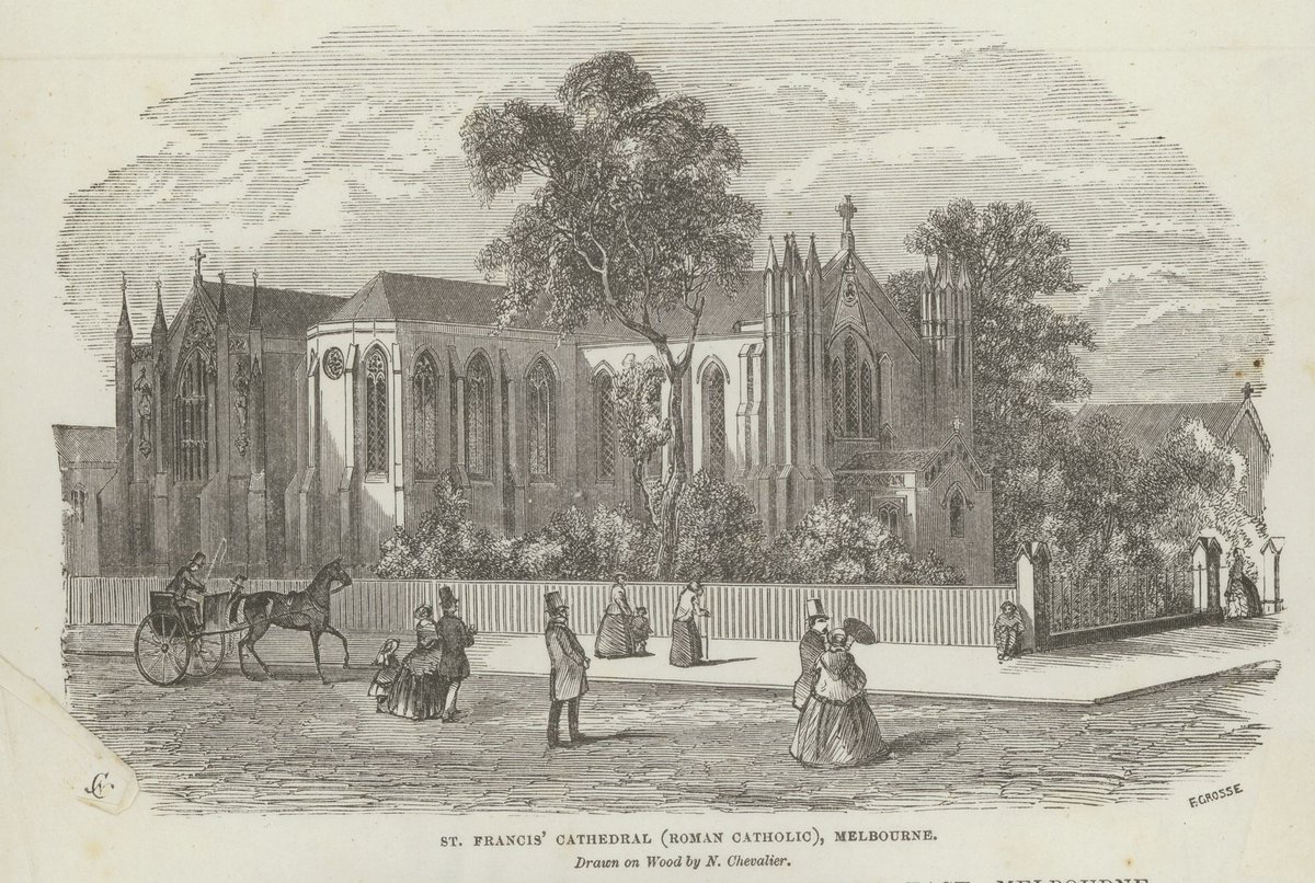 St. Francis' Cathedral (Roman Catholice), Melbourne (1857)