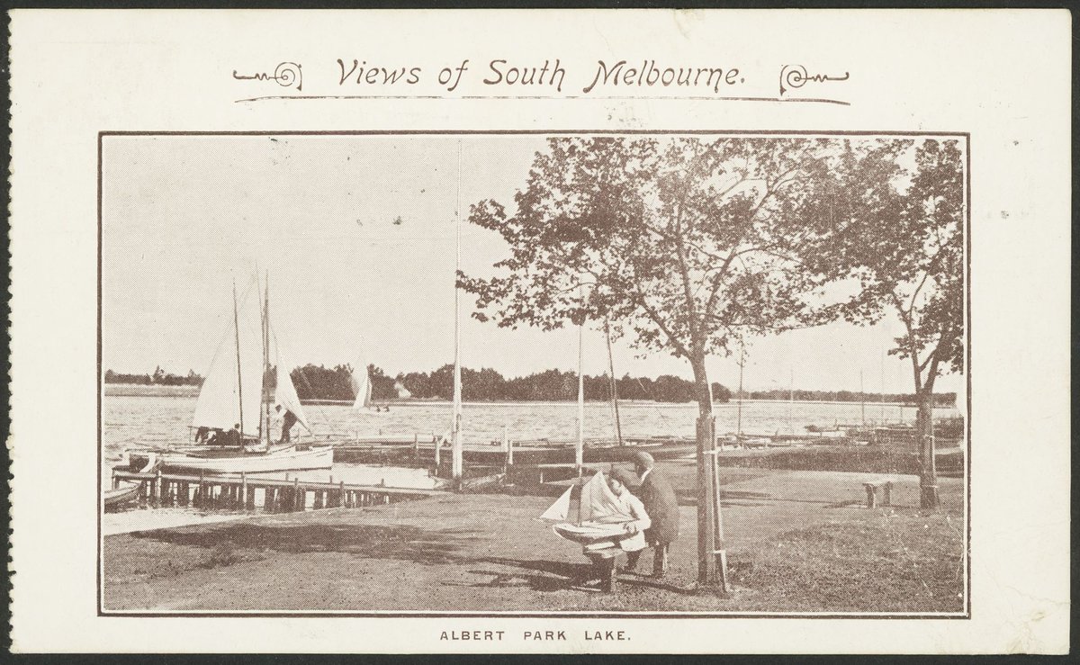 Views of South Melbourne: Albert Park Lake (c. 1907)