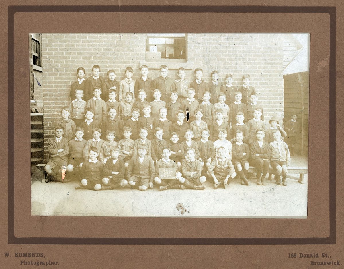 4th Grade school photograph, St Kilda (1916)