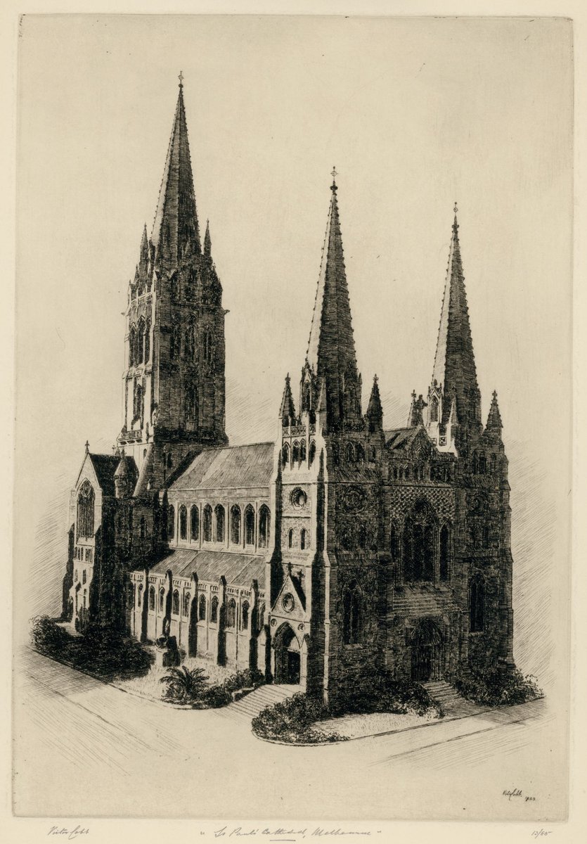 St. Paul's cathedral, Melbourne, Melbourne City (1939)