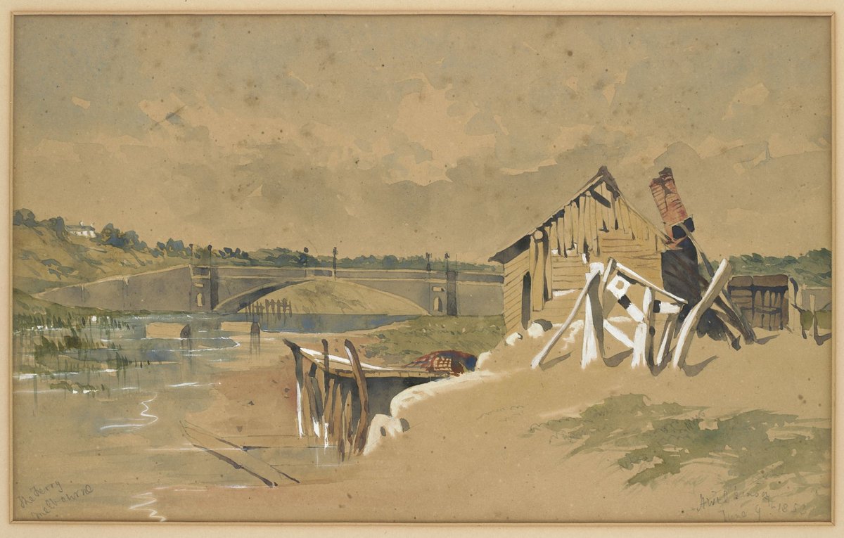 The ferry, Melbourne, Melbourne City (1853)