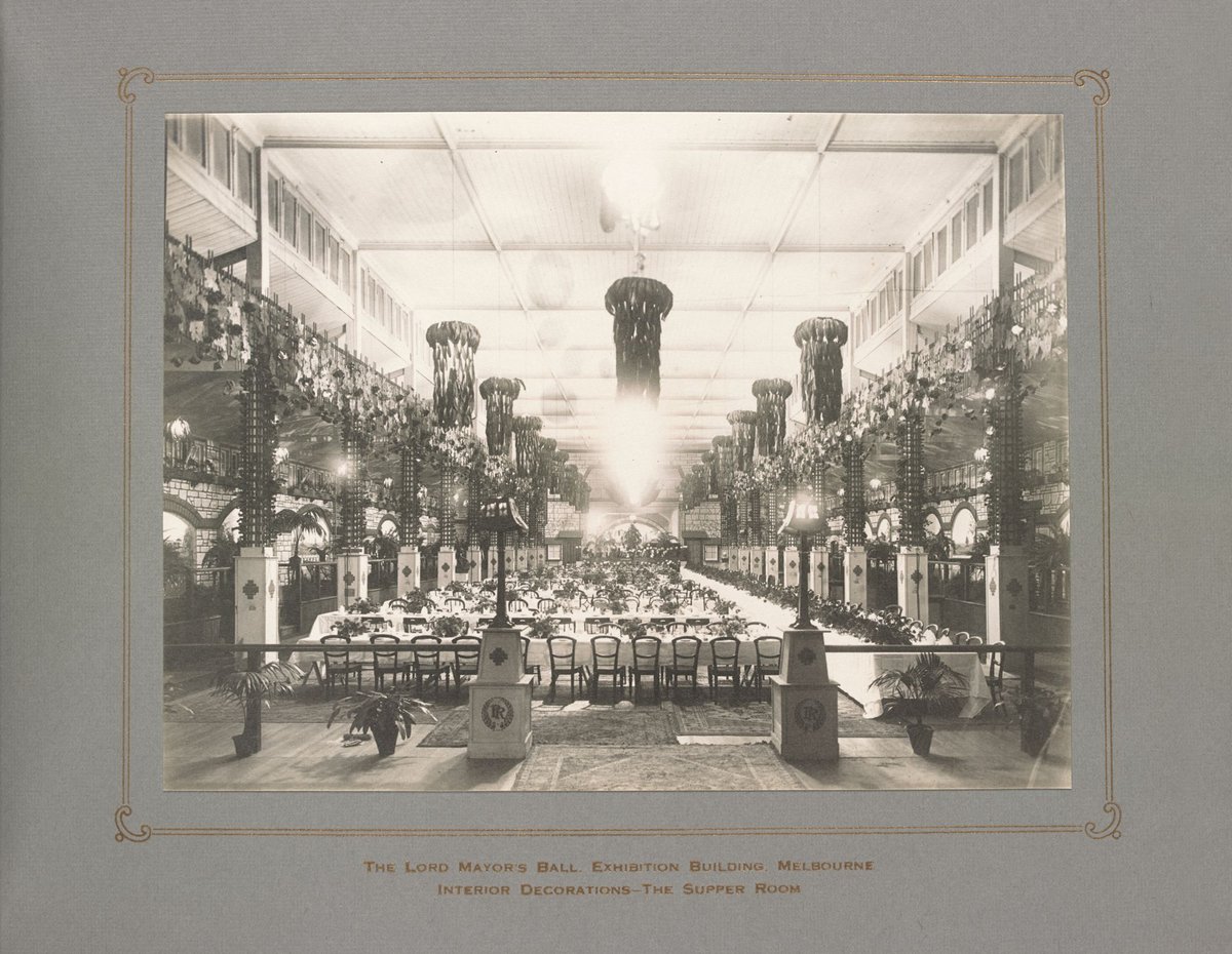Souvenir of The Lord Mayor's Ball in honor of Their Royal Highnesses the Duke and Duchess of York, Exhibition Building Melbourne 27th April 1927, Carlton