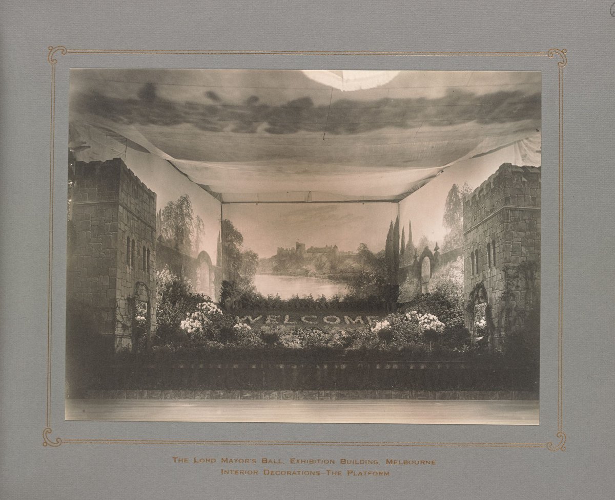 Souvenir of The Lord Mayor's Ball in honor of Their Royal Highnesses the Duke and Duchess of York, Exhibition Building Melbourne 27th April 1927, Carlton