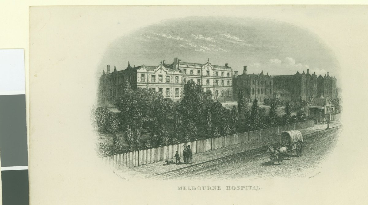 Melbourne Hospital, Melbourne City (1863–70)